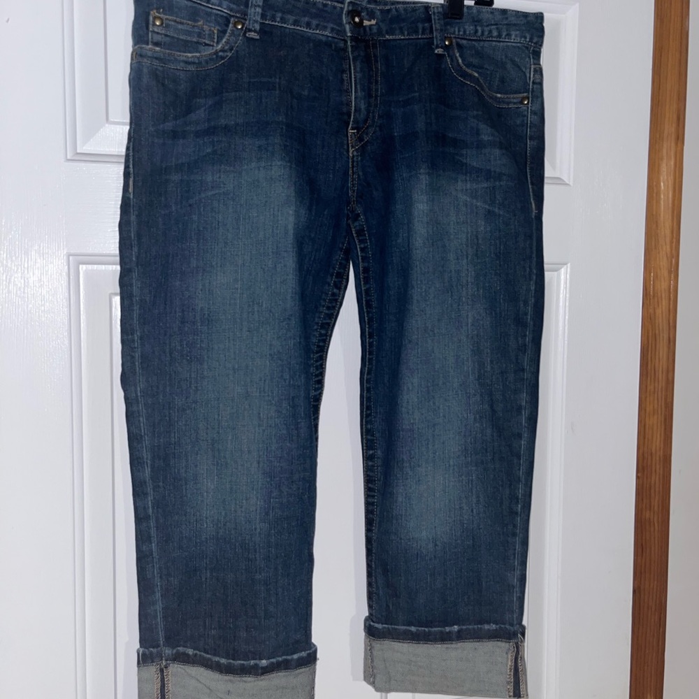 Calvin Klein Women’s Dark Blue Relaxed Jeans